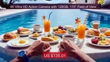 4K Ultra HD Action Camera with 128GB, 170° Field of View, 6-Axis St... -- Top Rated 2026 | Buy Now!