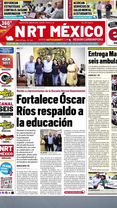 LAS PORTADAS 23-06-26