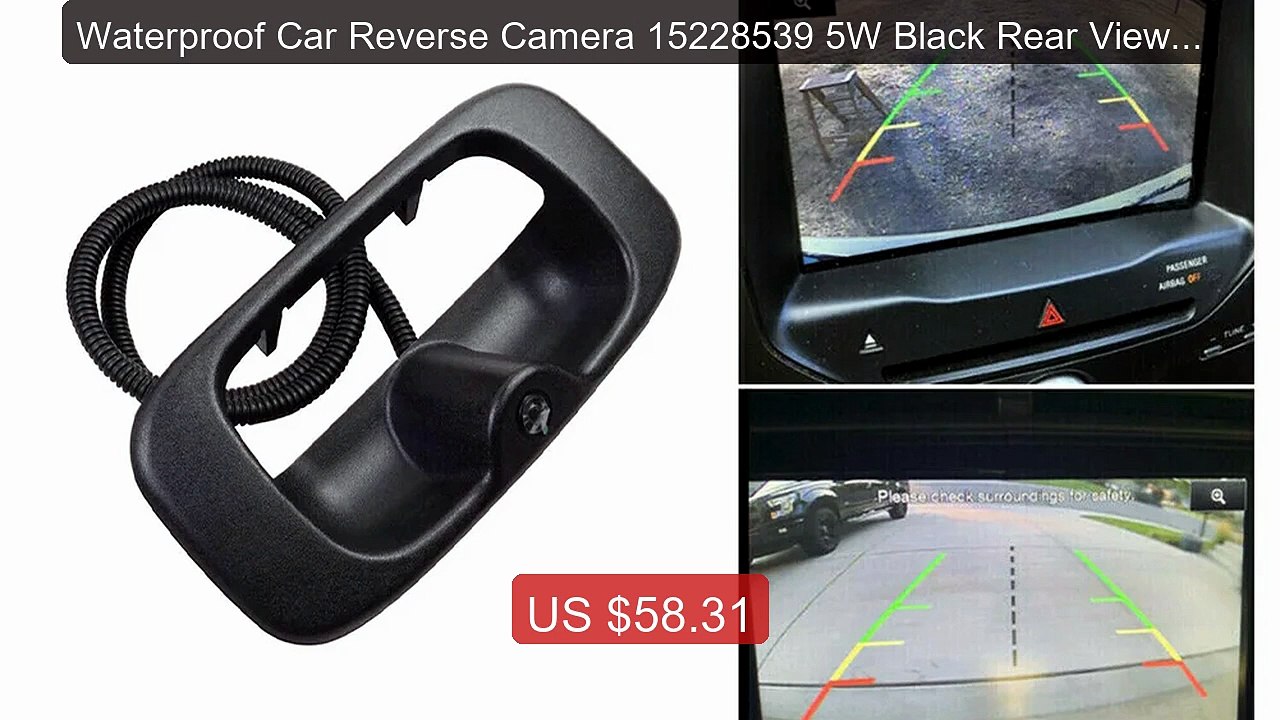 Waterproof Car Reverse Camera 15228539 5W Black Rear View Came... -- Best Buy 2026 | Great Quality!