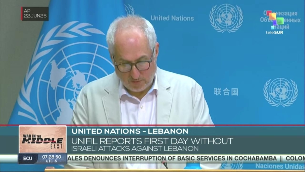 United Nations reports first day without Israeli attacks against Lebanon