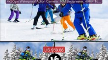 4K60fps Waterproof Action Camera: 10M Underwater, 48MP Touchsc... -- Hot Deal 2026 | Limited Offer!