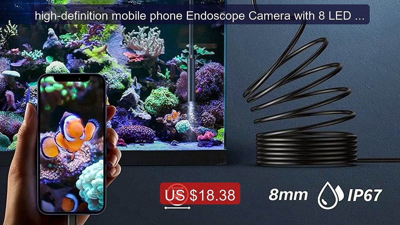 high-definition mobile phone Endoscope Camera with 8 LED Light... -- Best Buy 2026 | Great Quality!