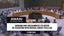 Ukraine may recalibrate its offer of ceasefire with Russia, envoy tells UN