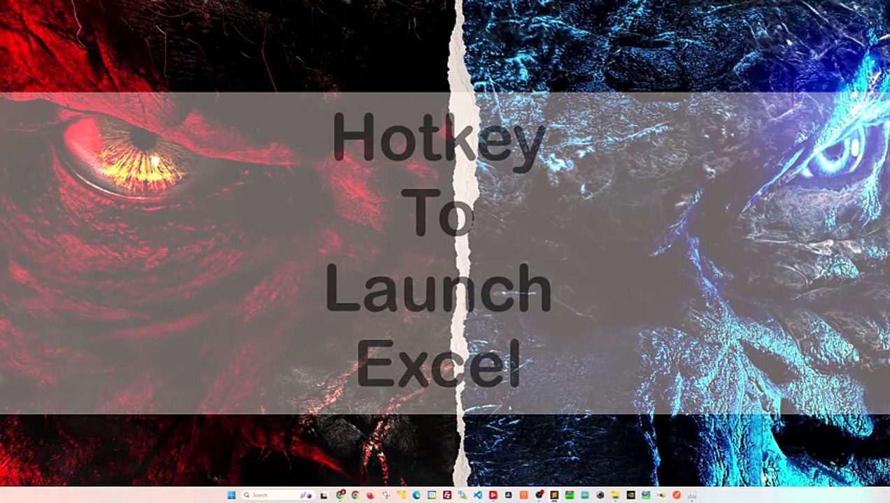 Hotkey To Launch Excel - Excel Tips and Tricks