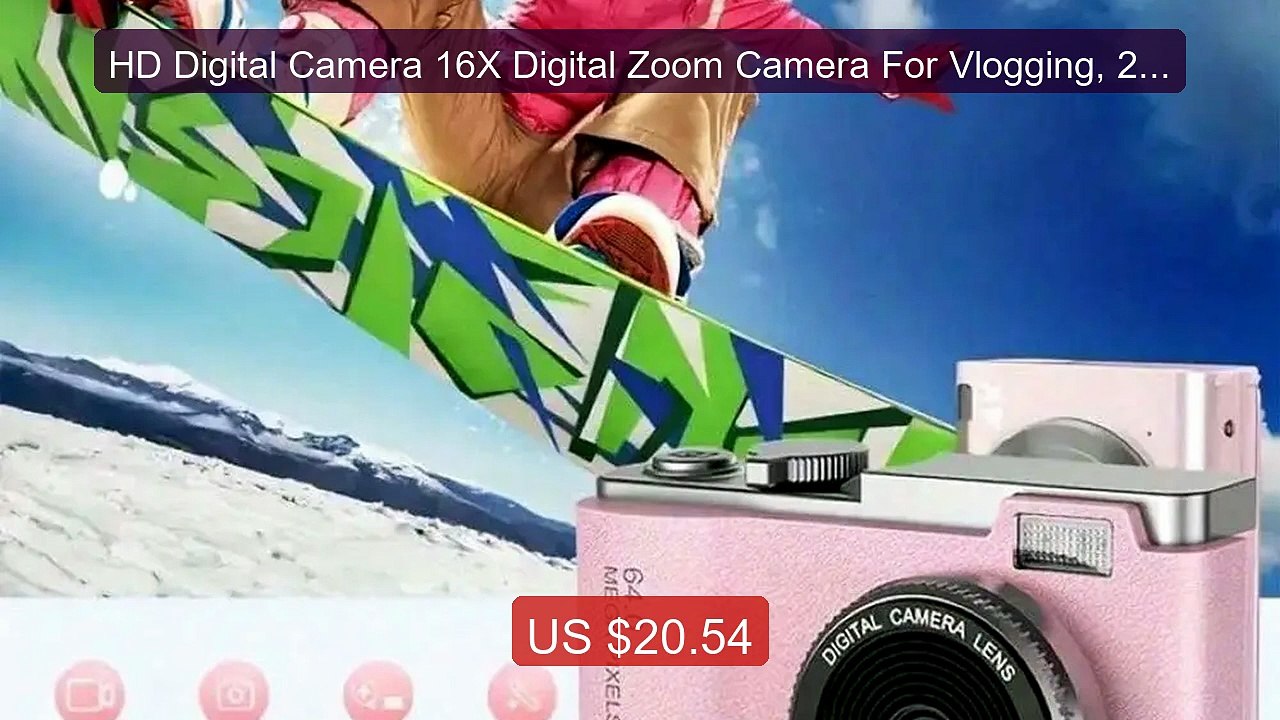 HD Digital Camera 16X Digital Zoom Camera For Vlogging, 2.4 L... -- Amazing Value 2026 | Must Have!