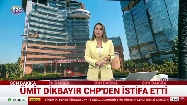 Ümit Dikbayır CHP'den istifa etti