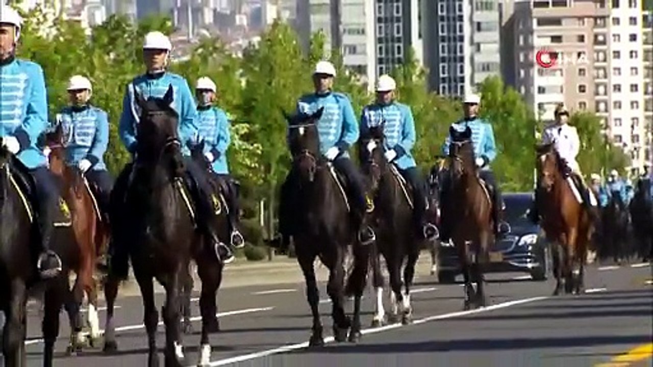 Cumhurbaşkanı Erdoğan, Polonya Cumhurbaşkanı Karol Nawrocki’yi törenle karşıladı