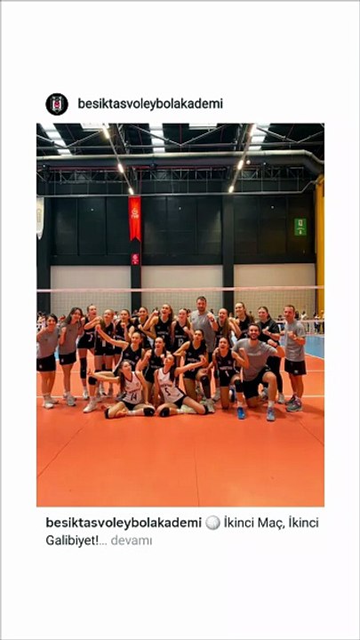 🏐 İkinci Maç, İkinci Galibiyet!   Beşiktaş 3-0 Erzurum Efece Spor Kulübü