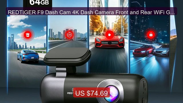 REDTIGER F9 Dash Cam 4K Dash Camera Front and Rear WiFi GPS Ca... Hot Deal 2026 | Limited Offer!
