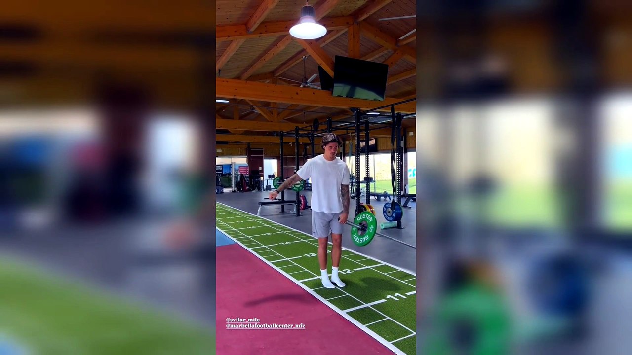 Svilar già al lavoro per la nuova stagione: allenamento in palestra anche in vacanza