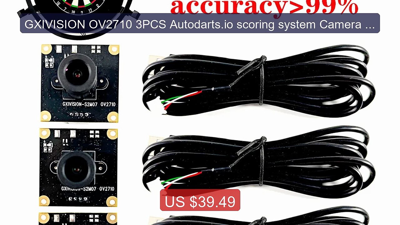 GXIVISION OV2710 3PCS Autodarts.io scoring system Camera 100 d... -- Hot Deal 2026 | Limited Offer!