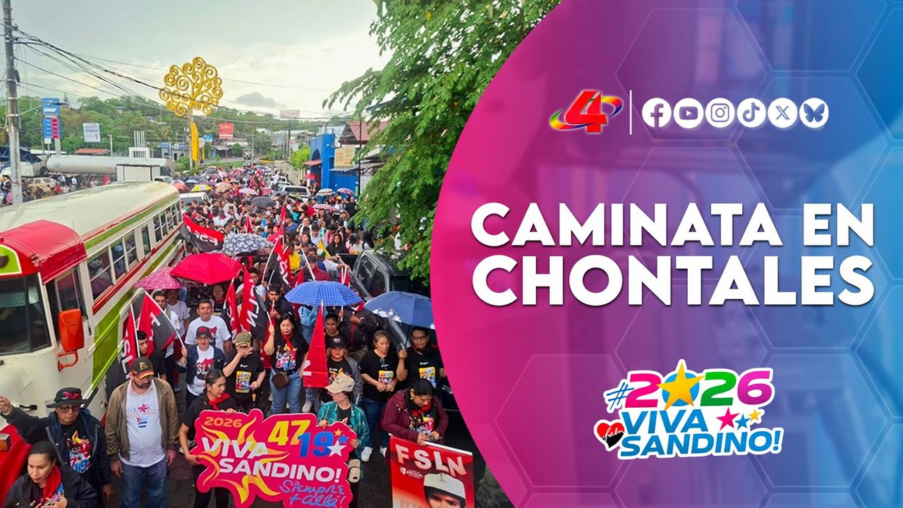 🇳🇮 Juigalpa rumbo al 47/19: Multitudinaria caminata de la militancia sandinista
