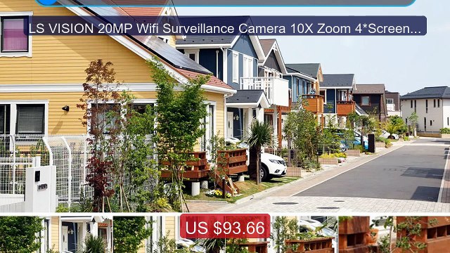 LS VISION 20MP Wifi Surveillance Camera 10X Zoom 4*Screens Ou... Amazing Value 2026 | Must Have!