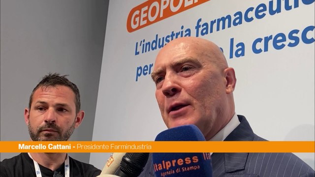 Farmindustria, Cattani Spesa farmaceutica non ? fuori controllo