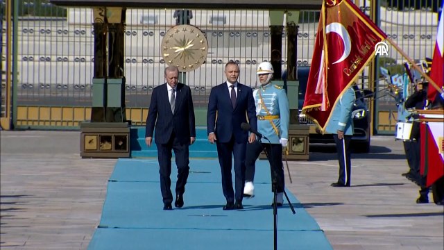 Cumhurbaşkanı Erdoğan, Polonya Cumhurbaşkanı Nawrocki'yi resmi törenle karşıladı