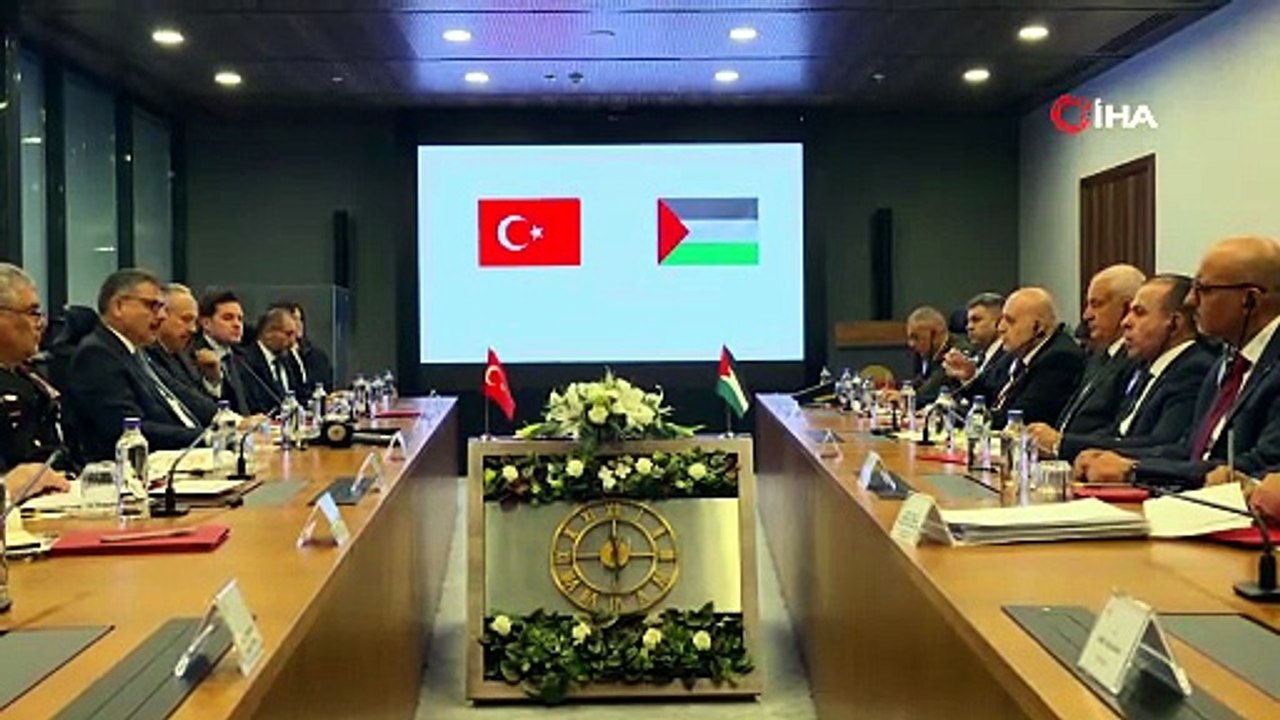 Bakan Çiftçi, Filistin İçişleri Bakanı Ziyad Hab El Rih ile görüştü