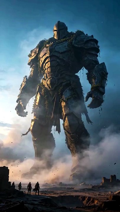 The Ancient Sentinel Emerges From the Mist ⚔️🌫️  Cinematic Dark Fantasy Short #shorts