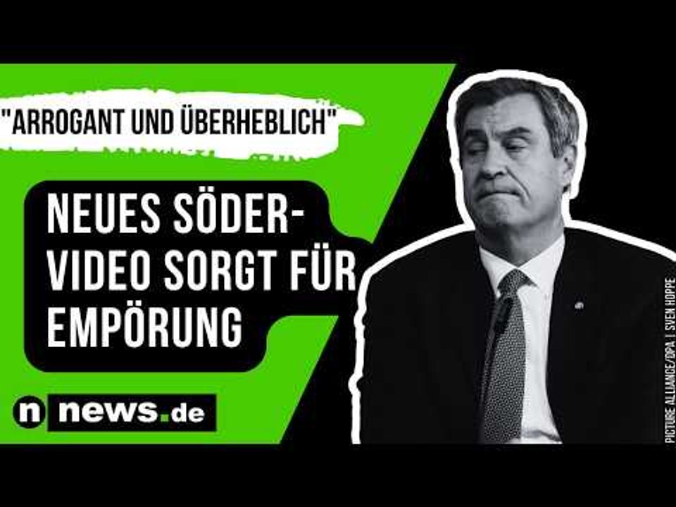Markus Söder: 'Arrogant und überheblich' - neues See-Video sorgt für Empörung