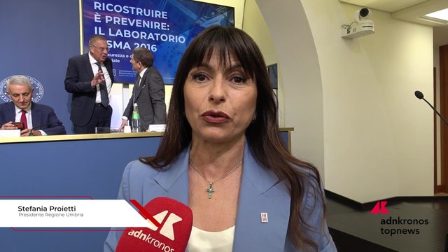 Rapporto Sisma 2016, Proietti: ?A breve riapriranno ospedali Norcia e Cascia?
