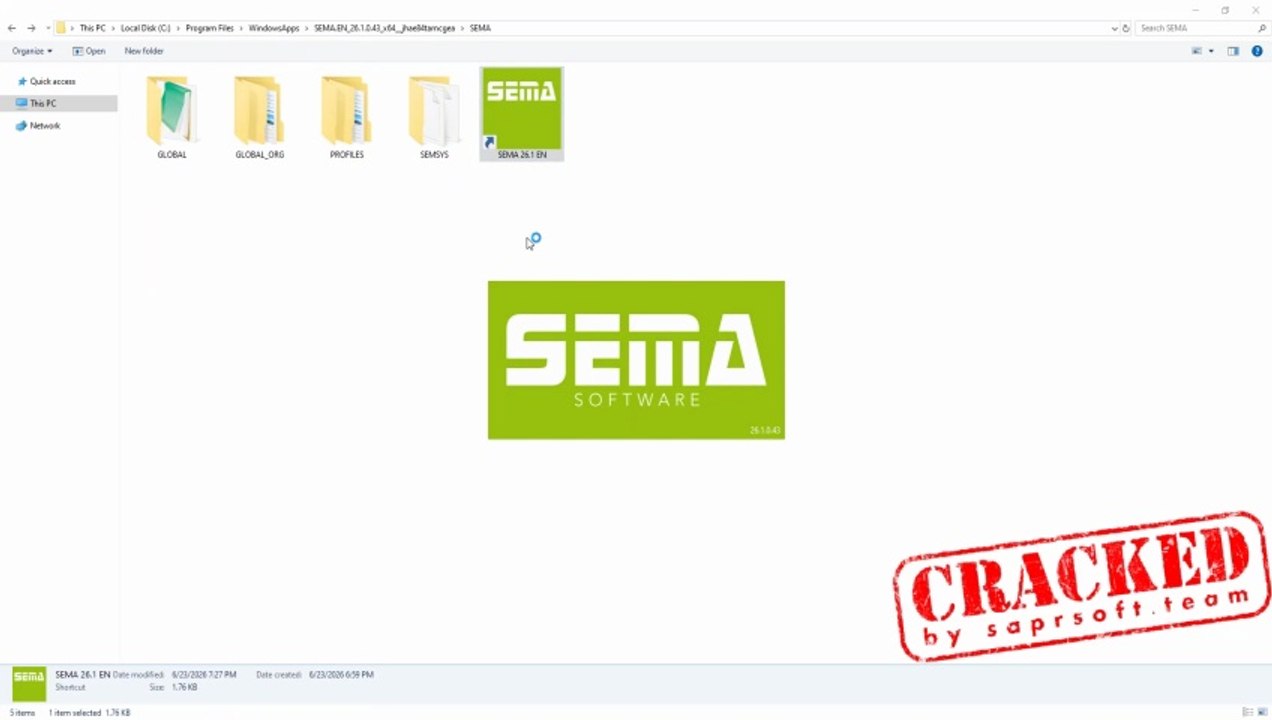 Cracked SEMA crack | SEMA 26.1 crack | SEMA 2026 crack | All modules | All languages