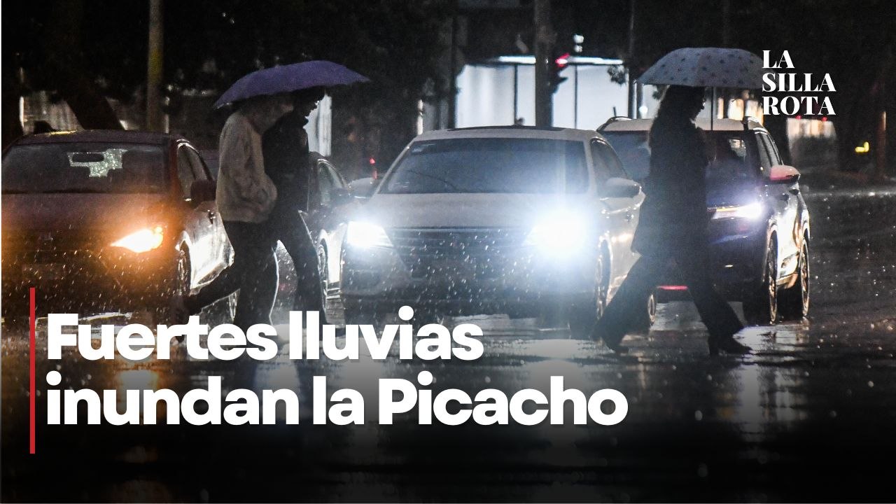 Lluvia convierte Picacho-Ajusco en un río