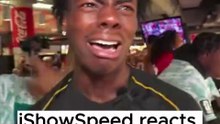 iShowSpeed Reaction to CR7 Goal.