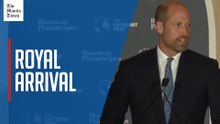 Prince William arrives at Earthshot Prize's Impact Assembly by London bus