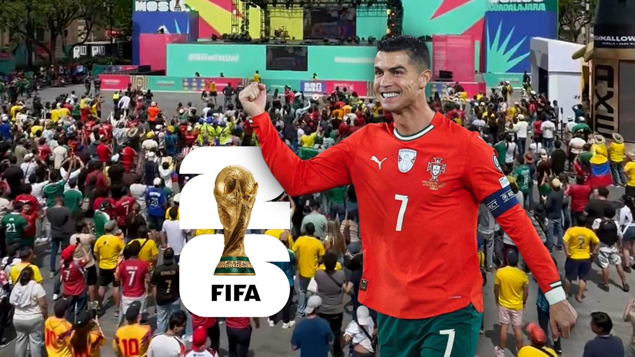 Cristiano Ronaldo anota y hace historia; así explota el Fan Fest en Guadalajara