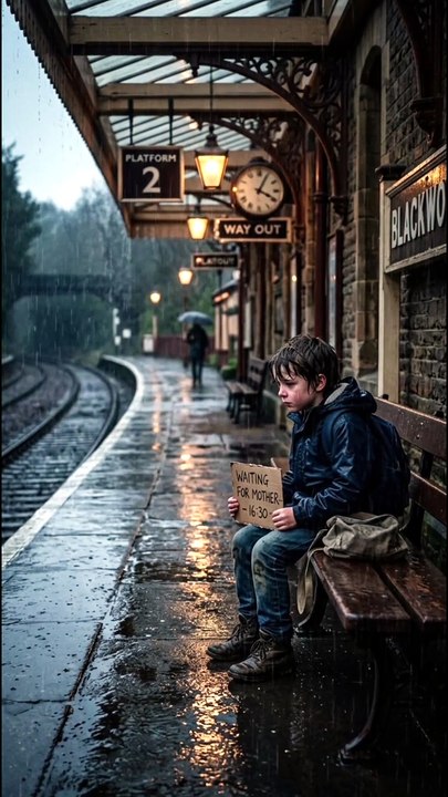 THE BOY AT THE TRAIN STATION