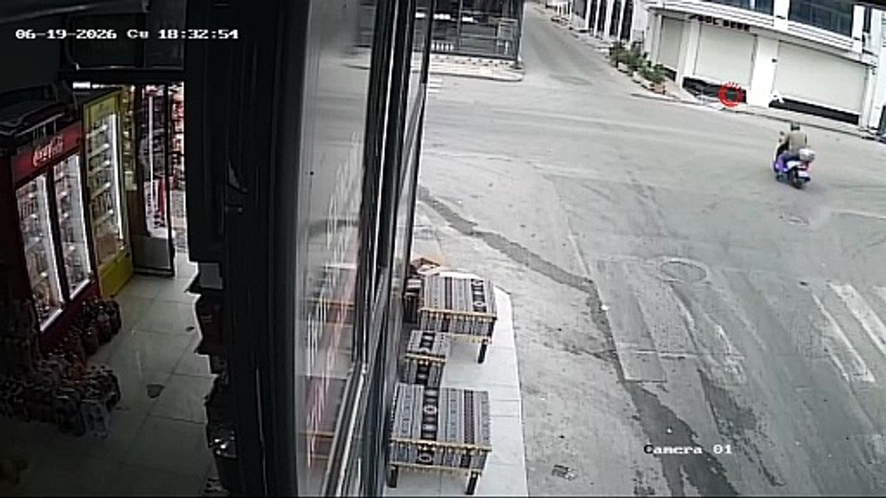 Bursa’da korku dolu anlar kamerada
