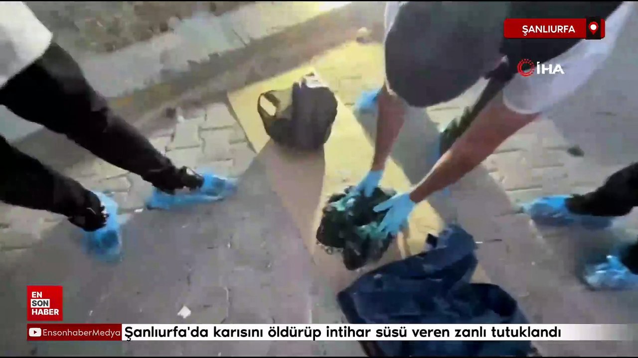 Şanlıurfa'da karısını öldürüp intihar süsü veren zanlı tutuklandı
