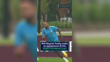 Neymar trains ahead of potential Brazil return