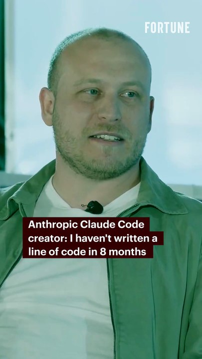 Anthropic Claude Code creator: I haven't written a line of code in 8 months