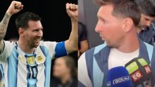 Messi jokes he may never leave mixed zone after Austria match