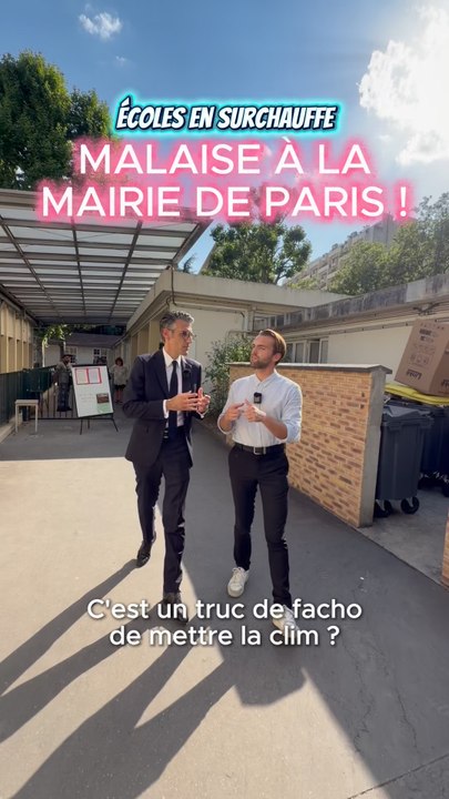 ÉCOLES EN SURCHAUFFE : MALAISE À LA MAIRIE DE PARIS !