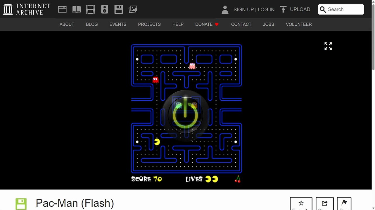 Pac-Man (Flash Game) Longplay