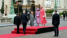 Belgische Royals empfangen Japans Kaiser mit rotem Teppich