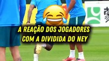 VÍDEO: Neymar entra em dividida no treino da Seleção e empolga Casemiro