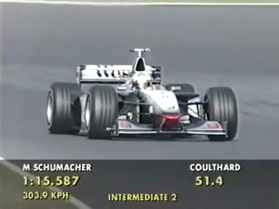 F1 – David Coulthard (McLaren Mercedes V10) lap in qualifying – Japan 1998