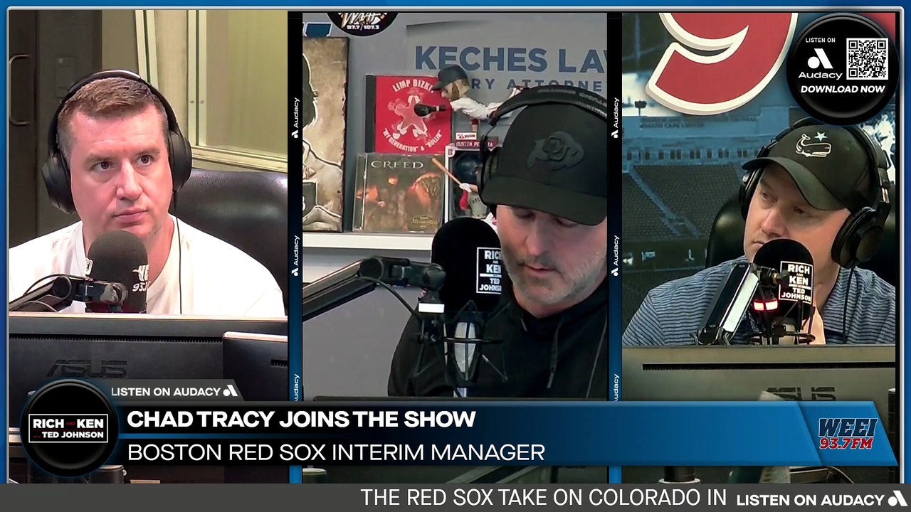 Red Sox Interim Manager Chad Tracy Joins The Show