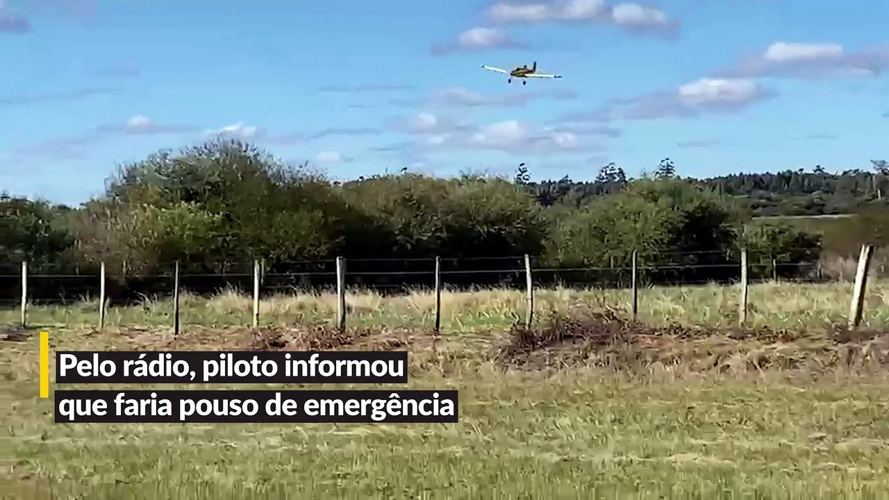 Avião sofre acidente em Alegrete