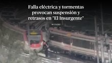 Lluvias provocan suspensión momentánea del Tren El Insurgente en Observatorio