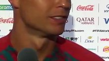 A Cristiano Ronaldo le mencionaron a Messi en la pregunta y no le gustó