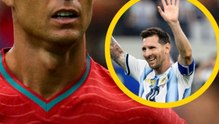 Cristiano evita contestar a una pregunta sobre los cinco goles que lleva Messi
