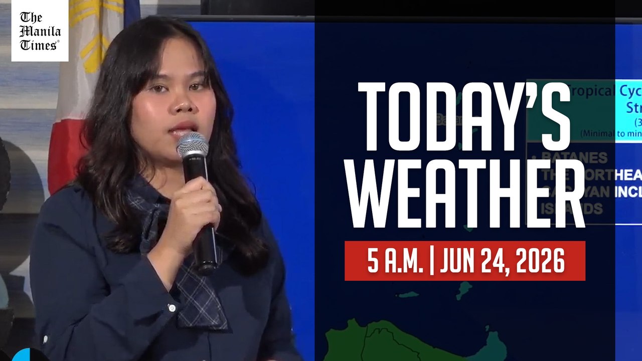 Today's Weather, 5 A.M. | Jun. 24, 2026