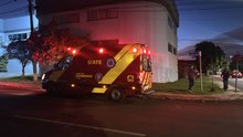 Ciclista de 27 anos fica ferido em acidente com moto no Bairro São Cristóvão