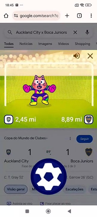 Auckland City x Boca Juniors- Partida 4 - Mini Cup Google Copa do Mundo de Clubes