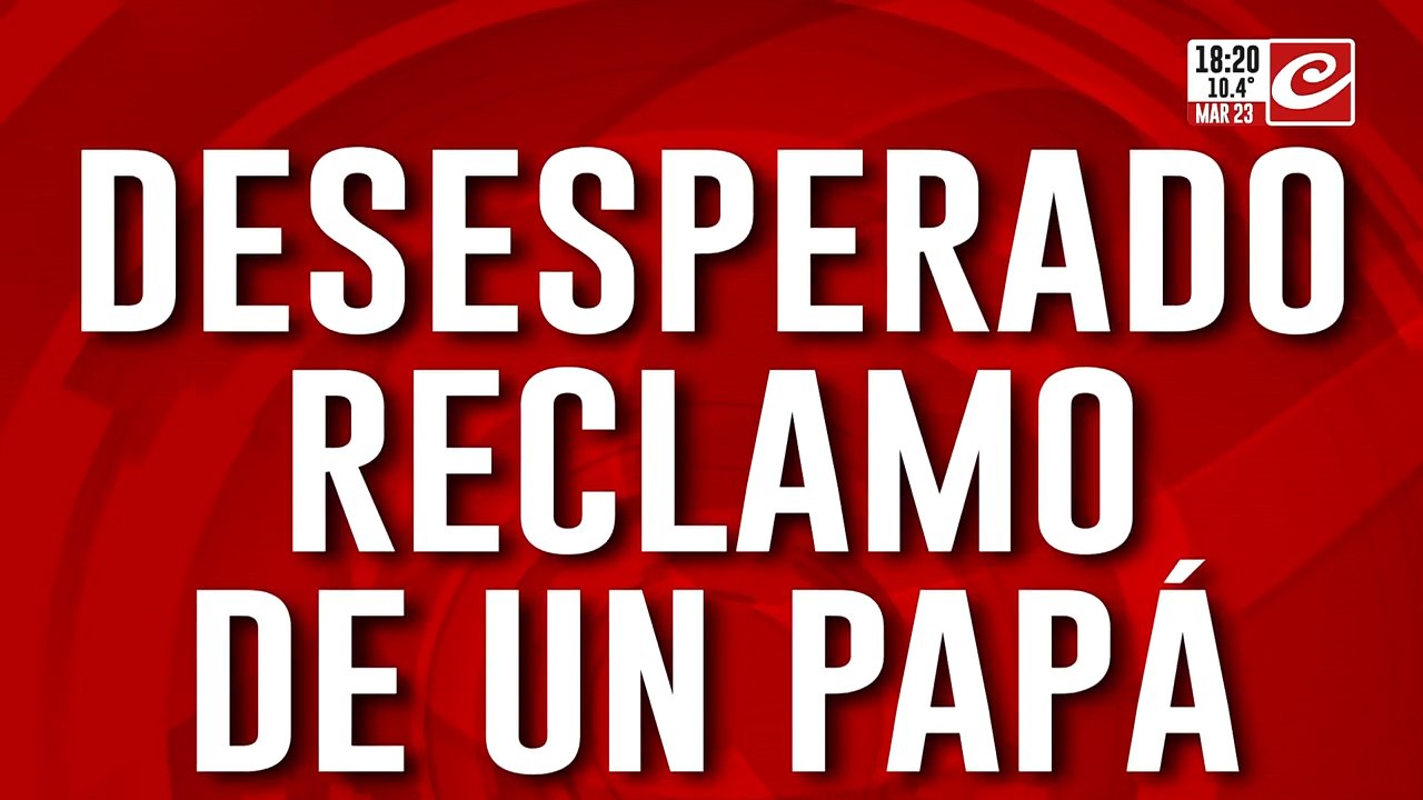 Desesperado reclamo de un papá: denuncia que su ex se llevó a su hijo