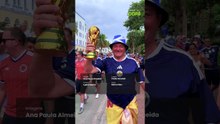 Miami Beach ficou azul! ‘Invasão escocesa' tem até gaita de fole antes de jogo com o Brasil #shorts