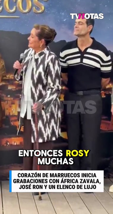 Claquetazo de Corazón de Marruecos con África Zavala, José Ron y elenco estelar en Televisa